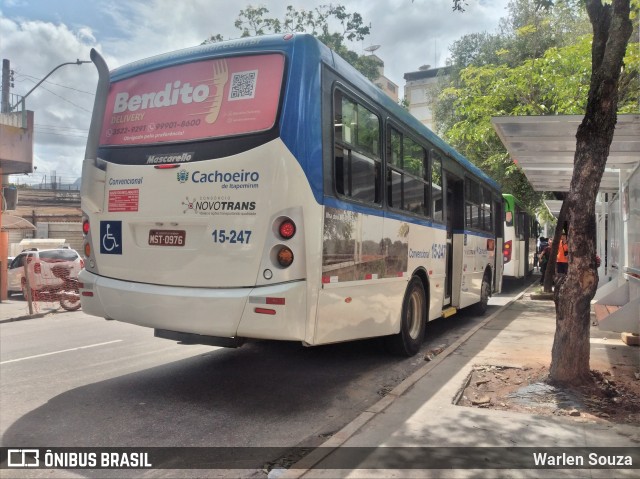 Viação Flecha Branca 15-247 na cidade de Cachoeiro de Itapemirim, Espírito Santo, Brasil, por Warlen Souza. ID da foto: 11652744.