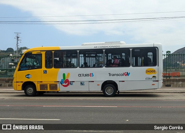 Unimar Transportes 24305 na cidade de Vitória, Espírito Santo, Brasil, por Sergio Corrêa. ID da foto: 11652548.