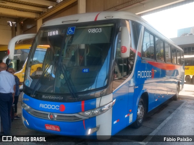 Viação Riodoce 91803 na cidade de Rio de Janeiro, Rio de Janeiro, Brasil, por Fábio Paixão. Número da foto: #11653408.