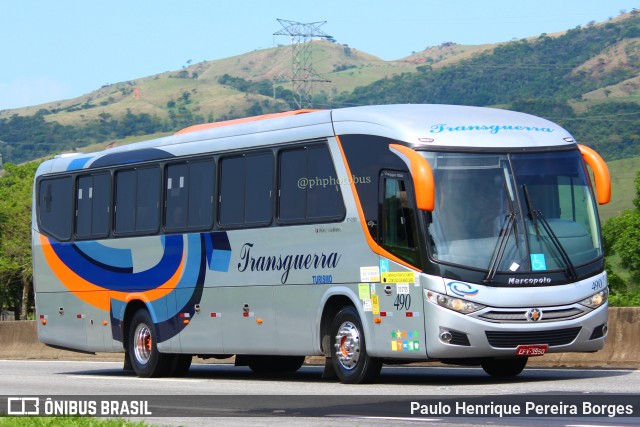 Transguerra Turismo 490 na cidade de Roseira, São Paulo, Brasil, por Paulo Henrique Pereira Borges. Número da foto: #11653602.