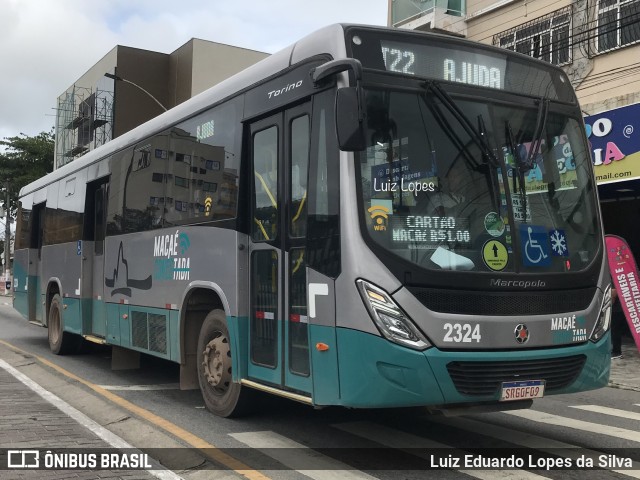 SIT Macaé Transportes 2324 na cidade de Macaé, Rio de Janeiro, Brasil, por Luiz Eduardo Lopes da Silva. ID da foto: 11655836.