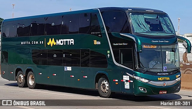 Viação Motta 18006 na cidade de Betim, Minas Gerais, Brasil, por Hariel BR-381. Número da foto: #11655728.