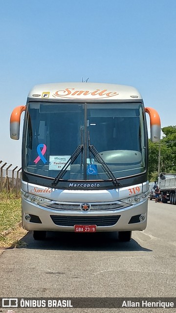 Smile Transportes e Turismo 319 na cidade de Paulínia, São Paulo, Brasil, por Allan Henrique. ID da foto: 11655833.