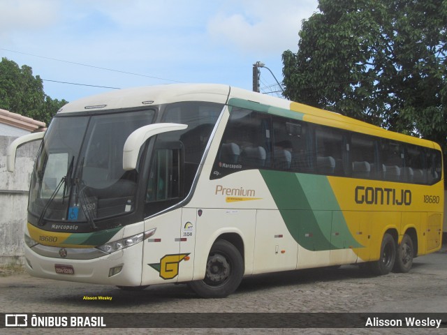 Empresa Gontijo de Transportes 18680 na cidade de Fortaleza, Ceará, Brasil, por Alisson Wesley. ID da foto: 11657009.