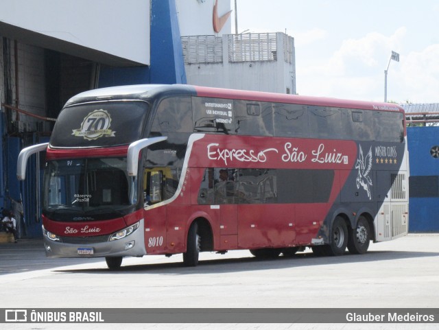 Expresso São Luiz 8010 na cidade de Goiânia, Goiás, Brasil, por Glauber Medeiros. Número da foto: #11656464.