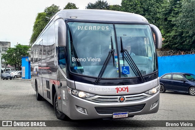 Auto Viação 1001 RJ 108.067 na cidade de Campos dos Goytacazes, Rio de Janeiro, Brasil, por Breno Vieira. Número da foto: #11656442.