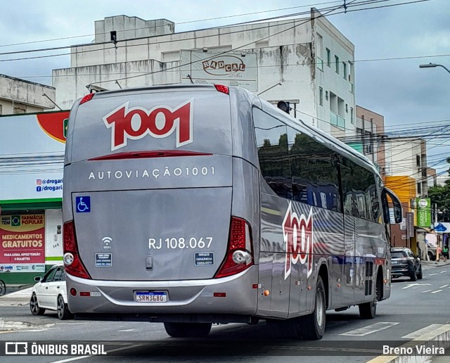 Auto Viação 1001 RJ 108.067 na cidade de Campos dos Goytacazes, Rio de Janeiro, Brasil, por Breno Vieira. ID da foto: 11656445.