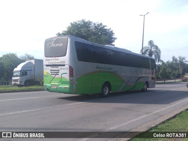 Turin Transportes 12000 na cidade de Ipatinga, Minas Gerais, Brasil, por Celso ROTA381. ID da foto: 11659761.