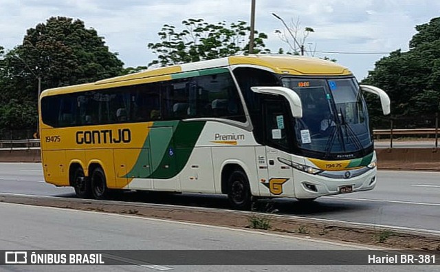 Empresa Gontijo de Transportes 19475 na cidade de Betim, Minas Gerais, Brasil, por Hariel BR-381. ID da foto: 11657997.