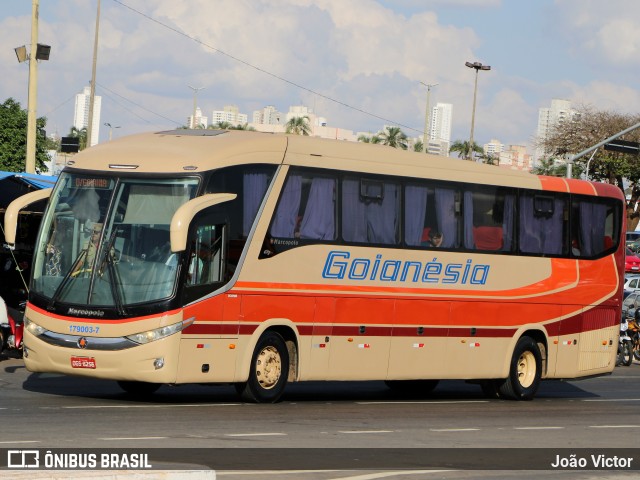 Auto Viação Goianésia 179003-7 na cidade de Goiânia, Goiás, Brasil, por João Victor. ID da foto: 11660105.