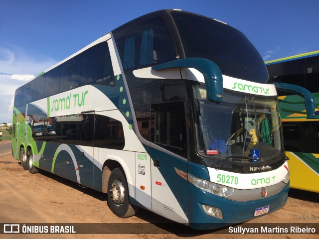 Samatur Transporte e Turismo 50270 na cidade de Anápolis, Goiás, Brasil, por Sullyvan Martins Ribeiro. Número da foto: #11658808.