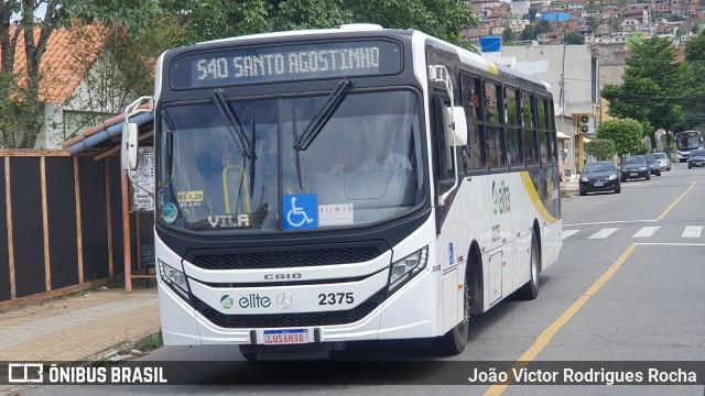 Viação Elite 2375 na cidade de Volta Redonda, Rio de Janeiro, Brasil, por João Victor Rodrigues Rocha. Número da foto: #11658294.