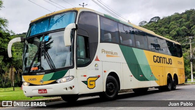 Empresa Gontijo de Transportes 17085 na cidade de Juiz de Fora, Minas Gerais, Brasil, por Juan Pablo. ID da foto: 11659972.