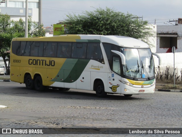 Empresa Gontijo de Transportes 18180 na cidade de Caruaru, Pernambuco, Brasil, por Lenilson da Silva Pessoa. ID da foto: 11660131.