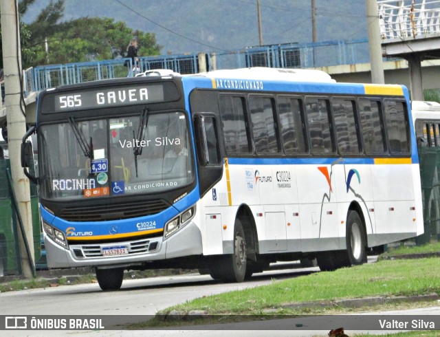 Transportes Futuro C30224 na cidade de Rio de Janeiro, Rio de Janeiro, Brasil, por Valter Silva. ID da foto: 11659345.