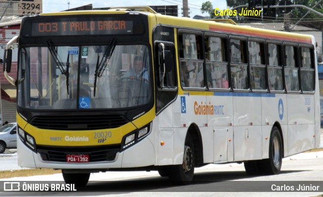 HP Transportes Coletivos 20020 na cidade de Goiânia, Goiás, Brasil, por Carlos Júnior. Número da foto: #11659147.