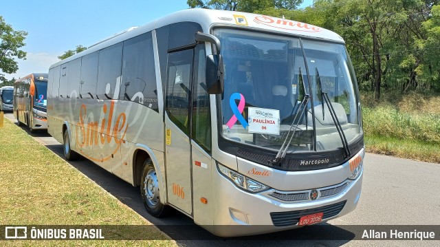 Smile Transportes e Turismo 006 na cidade de Paulínia, São Paulo, Brasil, por Allan Henrique. ID da foto: 11658552.