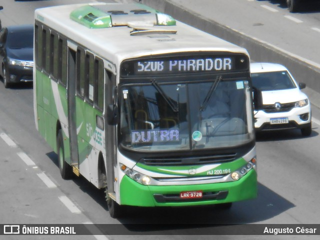 Viação São José RJ 200.194 na cidade de São João de Meriti, Rio de Janeiro, Brasil, por Augusto César. Número da foto: #11662265.