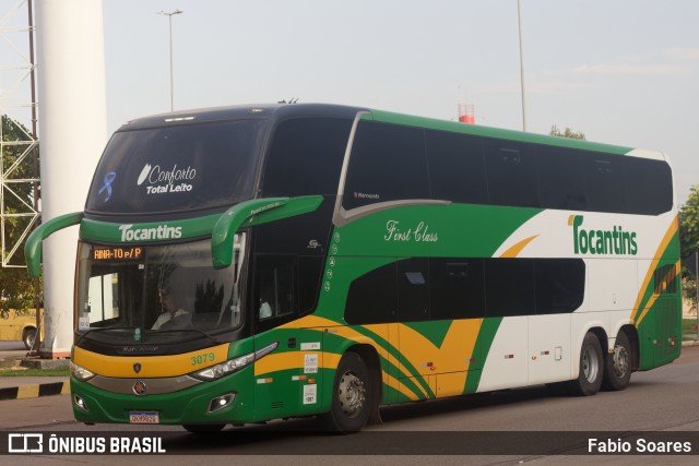 Tocantins Transportes e Turismo 3079 na cidade de Palmas, Tocantins, Brasil, por Fabio Soares. ID da foto: 11661020.