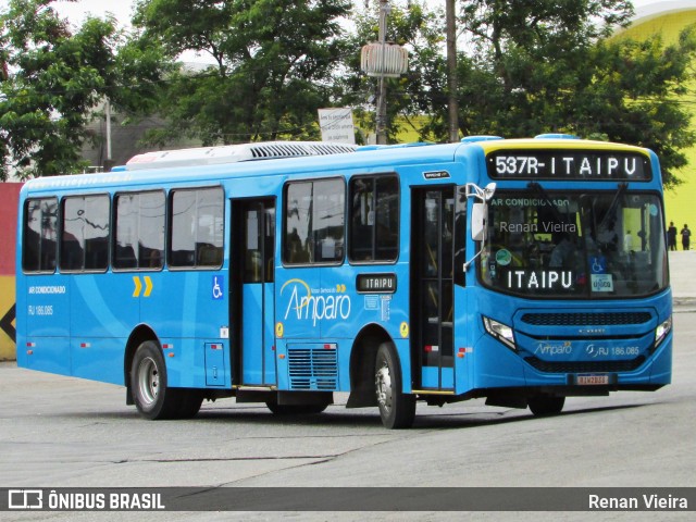 Viação Nossa Senhora do Amparo RJ 186.085 na cidade de Niterói, Rio de Janeiro, Brasil, por Renan Vieira. Número da foto: #11661514.