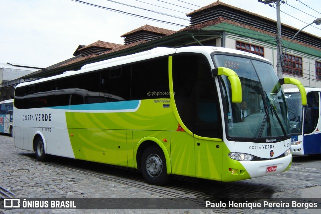 Costa Verde Transportes RJ 217.012 na cidade de Rio de Janeiro, Rio de Janeiro, Brasil, por Paulo Henrique Pereira Borges. Número da foto: #11661976.