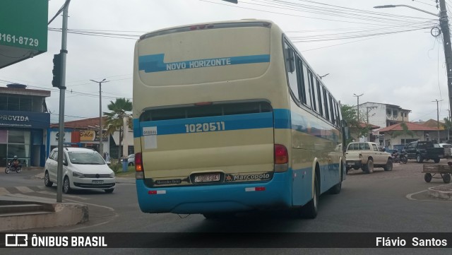 Viação Novo Horizonte 1020511 na cidade de Barra da Estiva, Bahia, Brasil, por Flávio  Santos. ID da foto: 11661965.