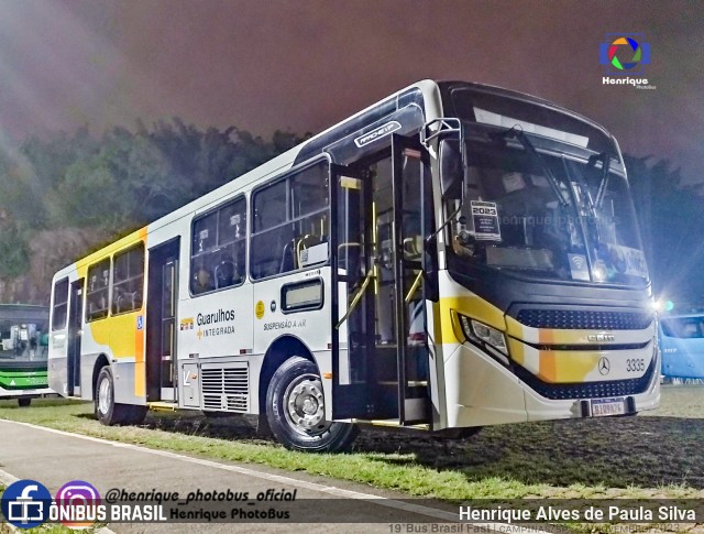 Viação Campo dos Ouros 3335 na cidade de Campinas, São Paulo, Brasil, por Henrique Alves de Paula Silva. Número da foto: #11661449.