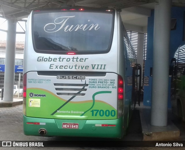 Turin Transportes 17000 na cidade de Santa Bárbara, Minas Gerais, Brasil, por Antonio Silva. ID da foto: 11661943.