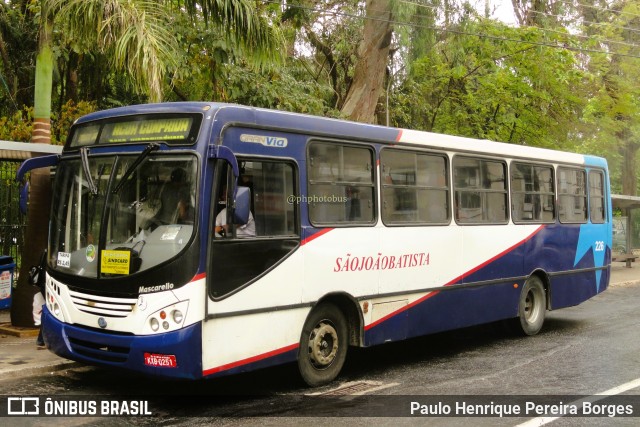 São João Batista Transportes e Turismo 226 na cidade de Barra Mansa, Rio de Janeiro, Brasil, por Paulo Henrique Pereira Borges. Número da foto: #11661940.