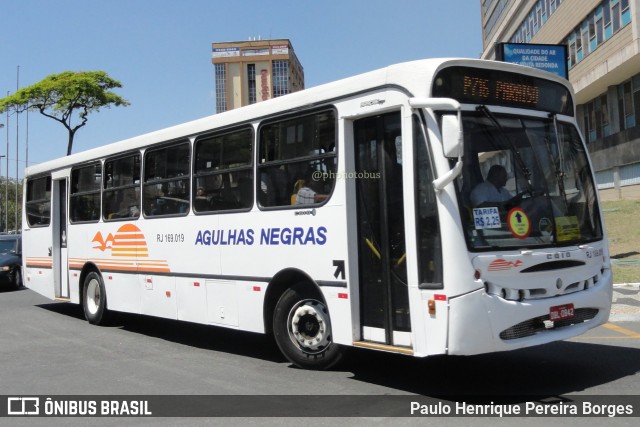 Viação Agulhas Negras RJ 169.019 na cidade de Volta Redonda, Rio de Janeiro, Brasil, por Paulo Henrique Pereira Borges. Número da foto: #11662097.