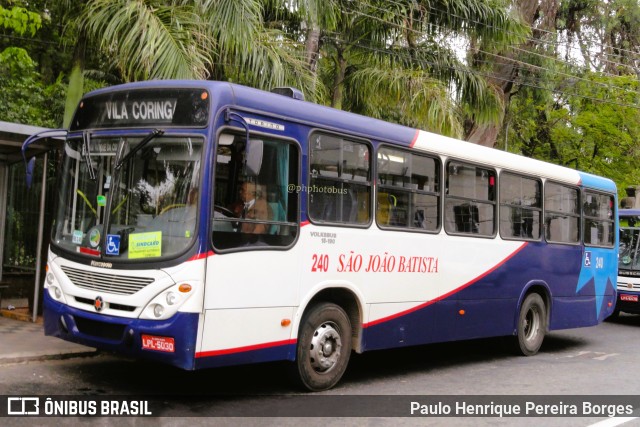 São João Batista Transportes e Turismo 240 na cidade de Barra Mansa, Rio de Janeiro, Brasil, por Paulo Henrique Pereira Borges. Número da foto: #11661928.