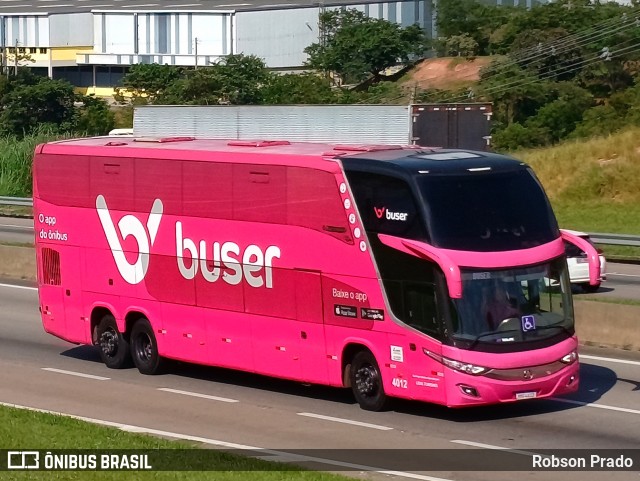 Buser Brasil Tecnologia 4012 na cidade de São José dos Campos, São Paulo, Brasil, por Robson Prado. Número da foto: #11661011.