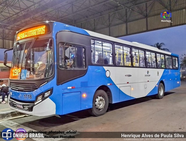 VB Transportes e Turismo 1718 na cidade de Campinas, São Paulo, Brasil, por Henrique Alves de Paula Silva. Número da foto: #11661442.