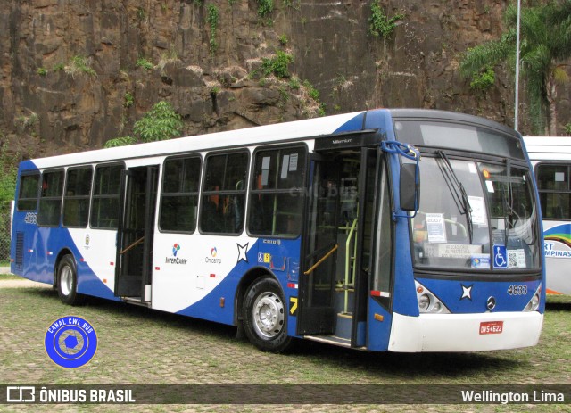 Onicamp Transporte Coletivo 4833 na cidade de Campinas, São Paulo, Brasil, por Wellington Lima. Número da foto: #11662594.