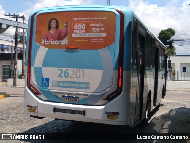 Maraponga Transportes 26201 na cidade de Fortaleza, Ceará, Brasil, por Lucas Caetano. Número da foto: #11661873.