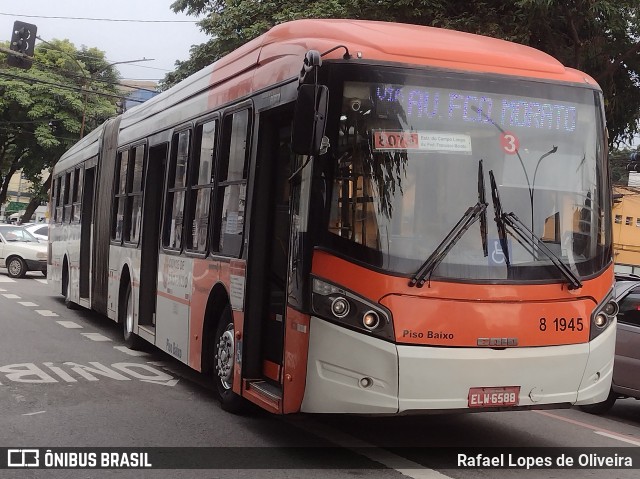 TRANSPPASS - Transporte de Passageiros 8 1945 na cidade de São Paulo, São Paulo, Brasil, por Rafael Lopes de Oliveira. ID da foto: 11662548.