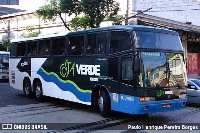 Costa Verde Transportes RJ 217.010 na cidade de Rio de Janeiro, Rio de Janeiro, Brasil, por Paulo Henrique Pereira Borges. Número da foto: #11661958.