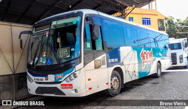 Auto Viação 1001 RJ 108.100 na cidade de Campos dos Goytacazes, Rio de Janeiro, Brasil, por Breno Vieira. Número da foto: #11593376.