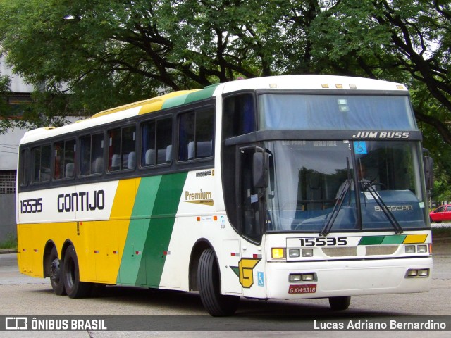 Empresa Gontijo de Transportes 15535 na cidade de São Paulo, São Paulo, Brasil, por Lucas Adriano Bernardino. ID da foto: 11592111.