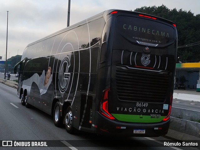 Viação Garcia 86149 na cidade de São Paulo, São Paulo, Brasil, por Rômulo Santos. Número da foto: #11593462.