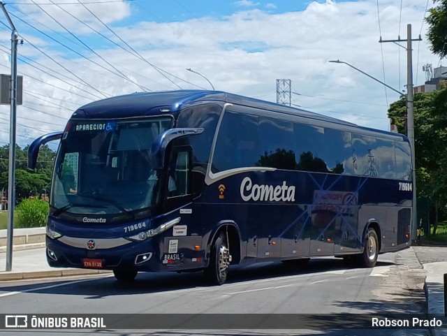 Viação Cometa 719604 na cidade de São José dos Campos, São Paulo, Brasil, por Robson Prado. ID da foto: 11593180.