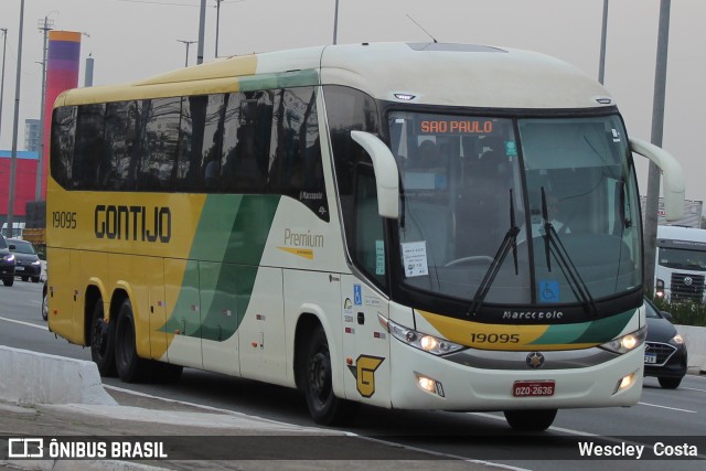 Empresa Gontijo de Transportes 19095 na cidade de São Paulo, São Paulo, Brasil, por Wescley  Costa. ID da foto: 11594038.