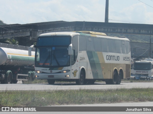 Empresa Gontijo de Transportes 14535 na cidade de Cabo de Santo Agostinho, Pernambuco, Brasil, por Jonathan Silva. ID da foto: 11592740.