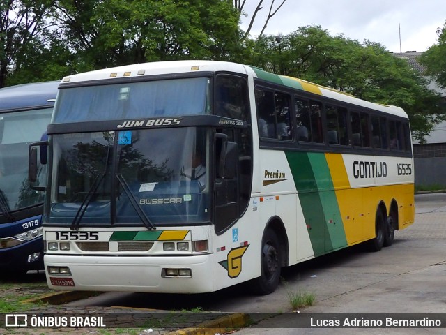 Empresa Gontijo de Transportes 15535 na cidade de São Paulo, São Paulo, Brasil, por Lucas Adriano Bernardino. ID da foto: 11592109.