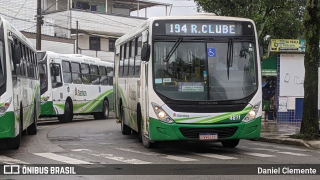 Viação Piracicabana Santos 4811 na cidade de Santos, São Paulo, Brasil, por Daniel Clemente. Número da foto: #11592443.