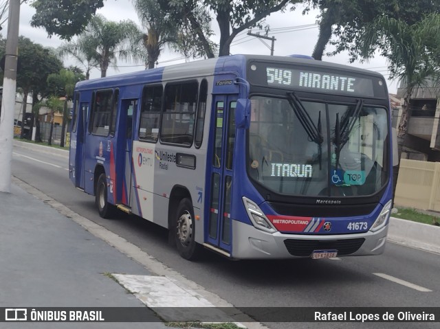 Radial Transporte Coletivo 41.673 na cidade de São Paulo, São Paulo, Brasil, por Rafael Lopes de Oliveira. ID da foto: 11592318.