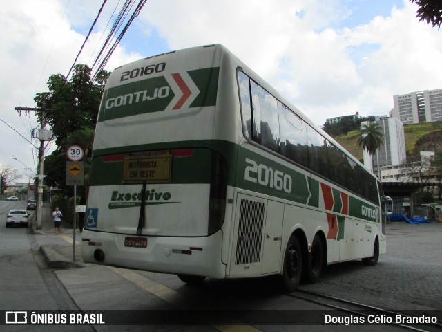 Empresa Gontijo de Transportes 20160 na cidade de Belo Horizonte, Minas Gerais, Brasil, por Douglas Célio Brandao. ID da foto: 11592928.