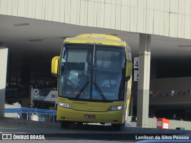 Viação Itapemirim 45501 na cidade de Caruaru, Pernambuco, Brasil, por Lenilson da Silva Pessoa. ID da foto: 11593616.