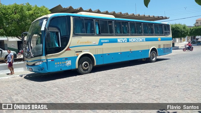 Viação Novo Horizonte 1020911 na cidade de Tanhaçu, Bahia, Brasil, por Flávio  Santos. Número da foto: #11592378.
