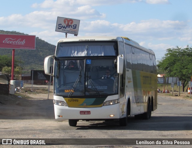 Empresa Gontijo de Transportes 12915 na cidade de Taquaritinga do Norte, Pernambuco, Brasil, por Lenilson da Silva Pessoa. ID da foto: 11593772.